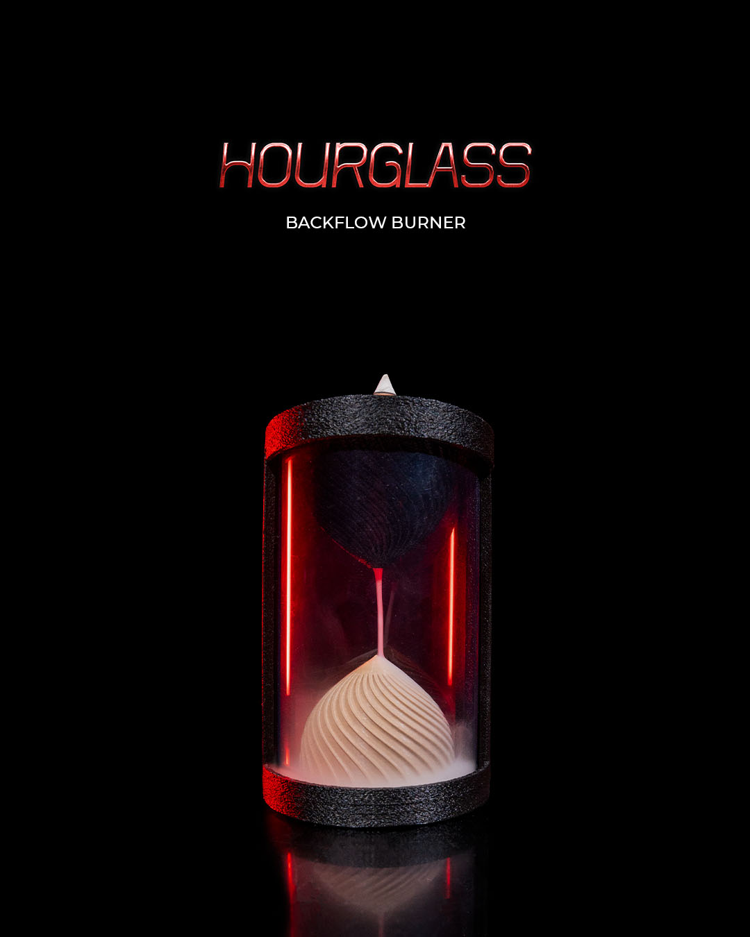 Hourglass Backflow Burner